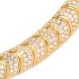 Estate Italian 5.40cts Diamond 18K Gold Collar Choker Necklace-Dover Jewelry