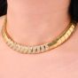 Estate Italian 5.40cts Diamond 18K Gold Collar Choker Necklace-Dover Jewelry