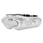 1980s 3.00cts Diamond 18K White Gold Diamond Cuff Bracelet