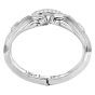 1980s 3.00cts Diamond 18K White Gold Diamond Cuff Bracelet