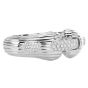 1980s 3.00cts Diamond 18K White Gold Diamond Cuff Bracelet