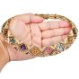 Estate Multi Gemstone Diamond 18K Gold Statement Choker Necklace-Dover Jewelry