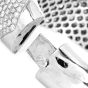 Estate 39.50cts Diamond 18K Gold Dome Cuff Statement Bracelet