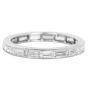Oscar Heyman Diamond Baguette Eternity Band Ring|Dover Jewelry|