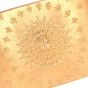 Vintage Buccellati 18K Gold Wide Satin Engraved Cuff Bracelet
