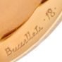 Vintage Buccellati 18K Gold Wide Satin Engraved Cuff Bracelet-Dover Jewelry