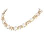 Vintage Buccellati 18k diamond Pearl Choker Gold Necklace|Dover Jewelry|