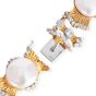Vintage Buccellati 18k diamond Pearl Choker Gold Necklace|Dover Jewelry|