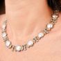 Vintage Buccellati 18k diamond Pearl Choker Gold Necklace|Dover Jewelry|