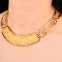 Vintage Carrera y Carrera 18K Gold Elephant Motif Collar Necklace-Dover Jewelry