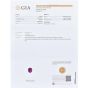 GIA No Heat Kashmir-Azad Pink Sapphire Cushion Cut 18K Engagement Ring|Dover jewelry|