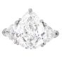 CARTIER 5.45 Carat Pear-Shaped Diamond Platinum Engagement Ring|DoverJewelry|