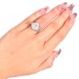 CARTIER 5.45 Carat Pear-Shaped Diamond Platinum Engagement Ring|DoverJewelry|