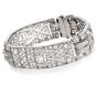Vintage Art Deco 14.75cts Diamond Platinum Wide Link Bracelet 