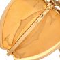 CARTIER 18k Yellow Gold Double C Apple Heart Pendant