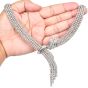 Estate Couture Diamond 45.80cts 18K Gold Scarf Necklace 