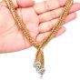 Marchak Paris 5.43cttw Diamond Fancy Lariat Gold Necklace