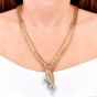 Marchak Paris 5.43cttw Diamond Fancy Lariat Gold Necklace
