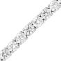 Vintage Classic 8.75 Carat Diamond Platinum Tennis Line Bracelet
