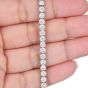 Vintage Classic 8.75 Carat Diamond Platinum Tennis Line Bracelet