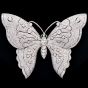 Estate Butterfly Brooch Pendant Platinum Diamond 10.90cts Emerald|DoverJewelry|