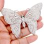 Estate Butterfly Brooch Pendant Platinum Diamond 10.90cts Emerald|DoverJewelry|