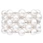 Estate Diamond South Sea Pearl Multi Row Wrap Bracelet-Dover Jewelry