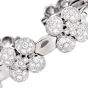 Vintage Inspired Diamond Clover 18K Gold Cuff Bracelet-Dover Jewelry