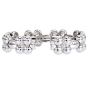 Vintage Inspired Diamond Clover 18K Gold Cuff Bracelet-Dover Jewelry