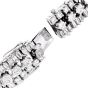 Vintage 16.25cts Diamond Platinum Floral Wrap Bracelet-Dover Jewelry