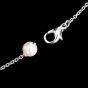 Bvlgari Diamond  Pearl 18K Gold Bulgari Circle Drop Necklace
