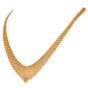 Tiffany & Co. Estate 18K Gold Chevron Mesh Necklace-Dover Jewelry