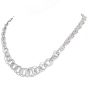Estate Buccellati 18K Gold Intertwining Circle Link Chain Necklace -Dover Jewelry