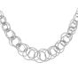 Estate Buccellati 18K Gold Intertwining Circle Link Chain Necklace -Dover Jewelry