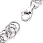 Estate Buccellati 18K Gold Intertwining Circle Link Chain Necklace -Dover Jewelry
