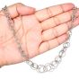 Estate Buccellati 18K Gold Intertwining Circle Link Chain Necklace -Dover Jewelry