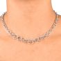 Estate Buccellati 18K Gold Intertwining Circle Link Chain Necklace -Dover Jewelry