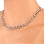 Estate Buccellati 18K Gold Intertwining Circle Link Chain Necklace -Dover Jewelry
