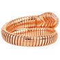 Estate Bvlgari Serpenti Diamond One Coil Tubogas Wrap 18K Bracelet-Dover Jewelry