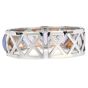 Diamond Mother Of Pearl Chalcedony 18K Gold  Cuff Bracelet 