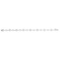 Estate 4.00 carat Diamond 18K Gold Oval Halo Link Bracelet|Dover Jewelry|