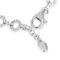 Contemporary Natural 3.36 carat Diamond 18K Round Link Tennis Bracelet|Dover Jewelry|