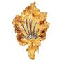Vintage Buccellati 18K Gold Hand Engraved Layered Leaf Brooch-Dover Jewelry
