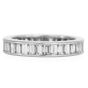 Vintage Oscar Heyman 2.45 carat Diamond Platinum Eternity Band Ring |DoverJewelry|