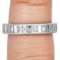 Vintage Oscar Heyman 2.45 carat Diamond Platinum Eternity Band Ring |DoverJewelry|