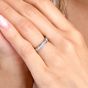 Vintage Oscar Heyman 2.45 carat Diamond Platinum Eternity Band Ring |DoverJewelry|