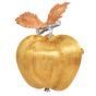 Vintage Buccellati Rigato 18K Three-Tone Gold Apple Brooch Pin-Dover Jewelry
