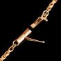 Donald Pollard Steuben Strawberry Crystal Gold Necklace