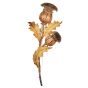 Buccellati Thistle Flower 18K Gold Silver Vintage Brooch Pin-Dover Jewelry