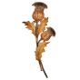 Buccellati Thistle Flower 18K Gold Silver Vintage Brooch Pin-Dover Jewelry